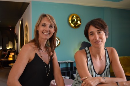 Emmanuelle Sawko and Alexandra de Montaudouin in Comptoir 102, Dubai