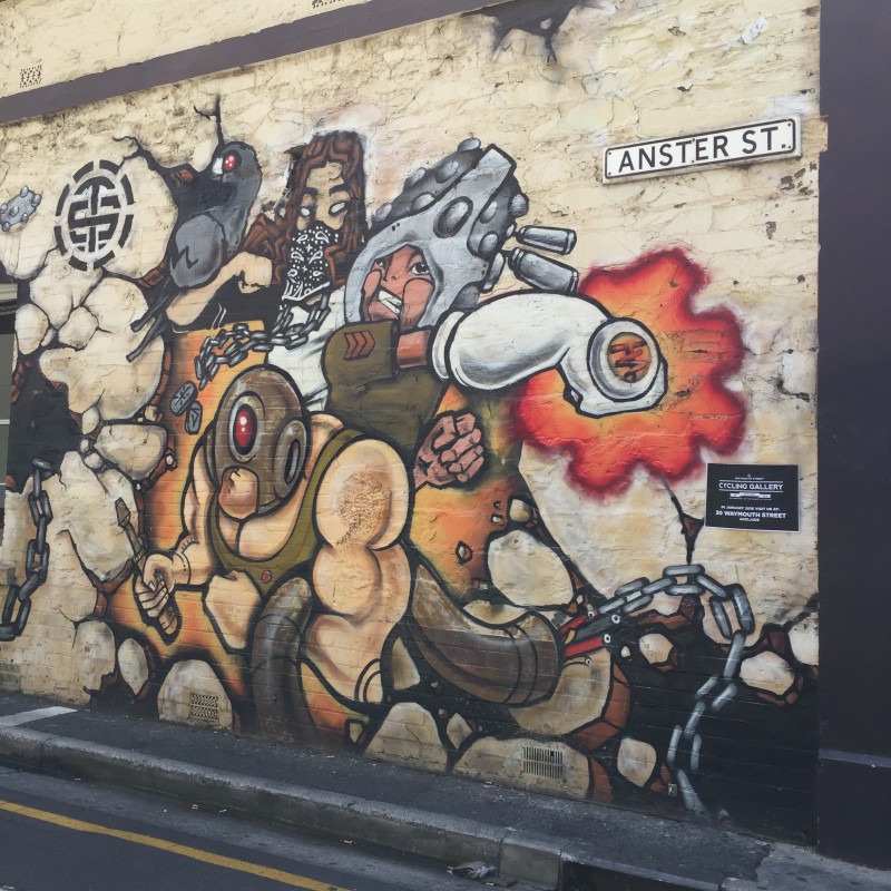 Street art in Adelaide, Australia