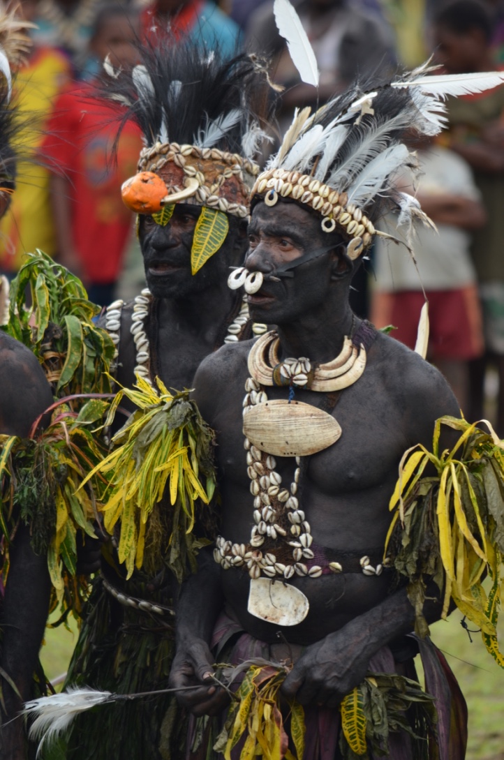 PNG Ambunti Crocodile festival tribesman