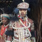 PNG Ambunti Crocodile festival tribeswoman